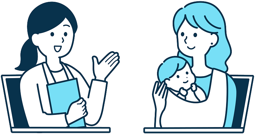 「からだとこころ、相談してみませんか？」のイメージイラスト